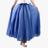 Bohemian Flared Maxi Skirt